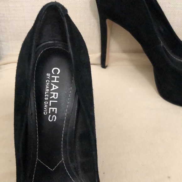 Charles by Charles David Leather Platform Heels Size 6 - Picture 2 of 9